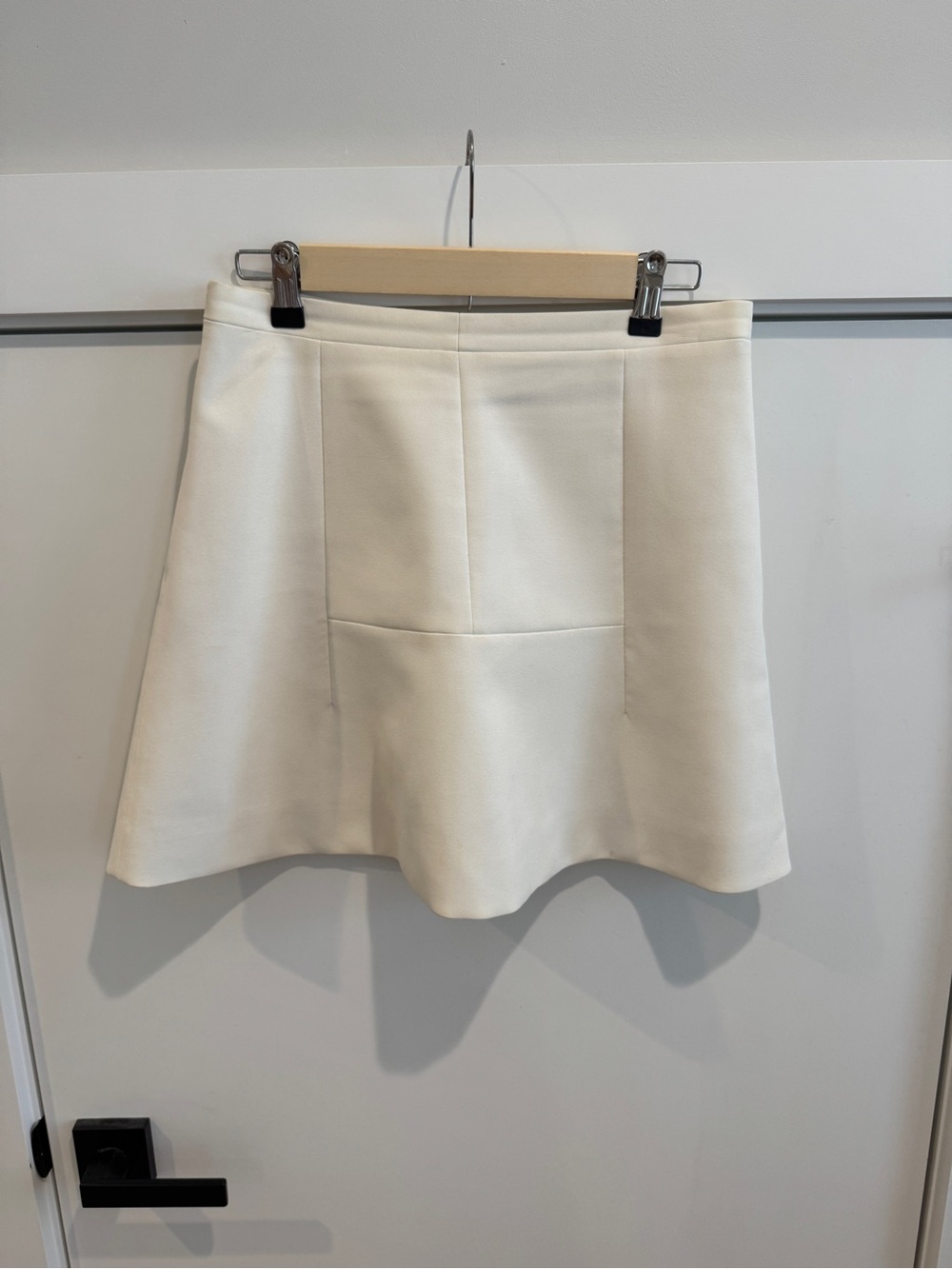 J. Crew Ivory Mini Skirt